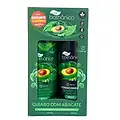 Imagem kit shampoo e condicionador quiabo com abacate Tok Bothanico 400ML