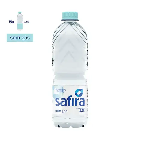 Imagem água mineral Safira sem gás 1500 ML