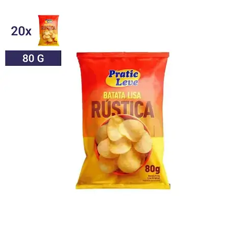 Batata lisa rustica Pratic Leve 80g