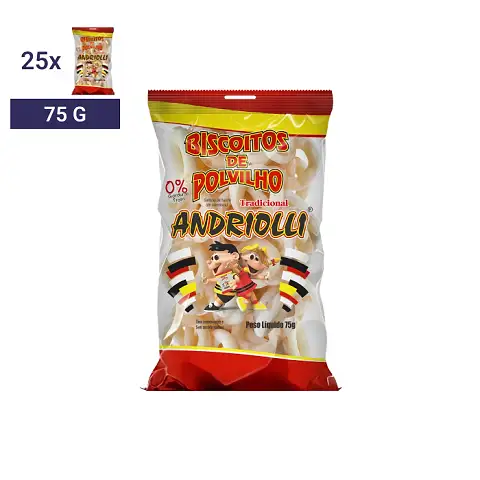 Biscoito Andriolli Argolinha 75G