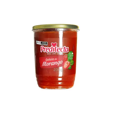 Imagem geleia de morango Predilecta pote de vidro 230G
