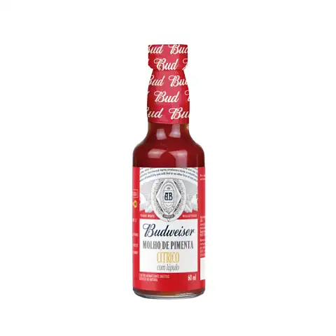 Imagem molho de pimenta citrico Predilecta Budweiser 60ML