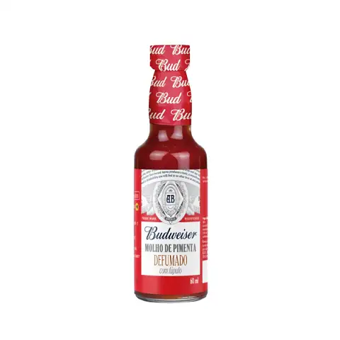 Imagem molho de pimenta defumado Predilecta Budweiser 60ML
