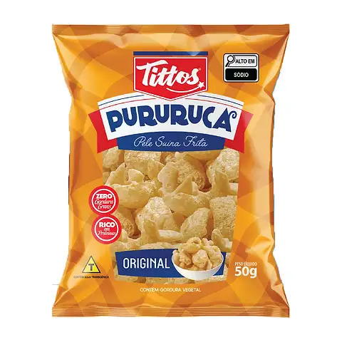 Imagem pururuca Tittos sabor Original 50G