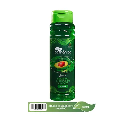 Imagem shampoo quiabo com abacate Tok Bothanico 400ML
