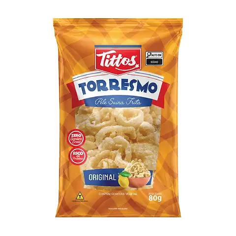 Imagem torresmo Tittos Original 80G
