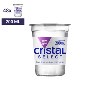 Agua Cristal Select 200 ML Sem Gás
