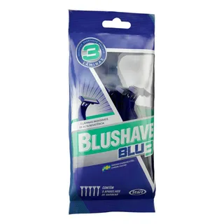 Imagem aparelho de barbear Blushave Blu3 5 Unidades
