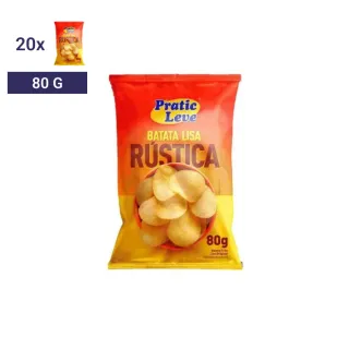 Batata lisa rustica Pratic Leve 80g