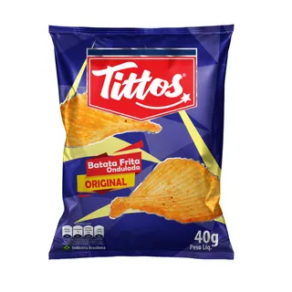 Imagem batata Tittos sabor Original 40G
