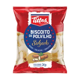 Imagem biscoito de polvilho Tittos 70G
