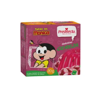 Imagem gelatina em pó Predilecta sabor cereja 20G
