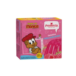 Imagem gelatina em pó Predilecta sabor framboesa 20G
