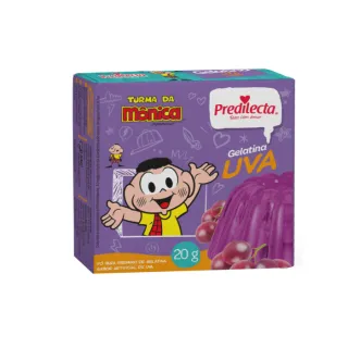 Imagem gelatina em pó Predilecta sabor uva 20G
