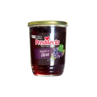Imagem geleia de uva Predilecta pote de vidro 230G