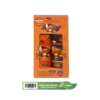 Imagem kit shampoo e condicionador oleo de argan Tok Bothanico 400ML