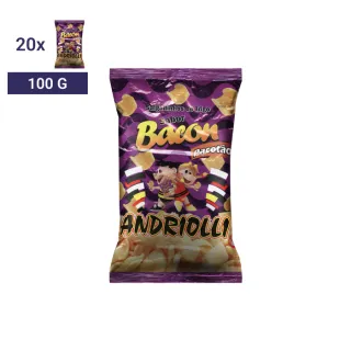 Salgadinho Andriolli bacon metalizado 100g