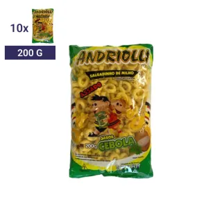 Imagem salgadinho Andriolli cebola 200g