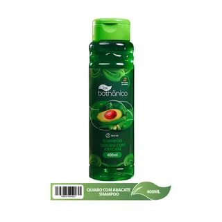Imagem shampoo quiabo com abacate Tok Bothanico 400ML
