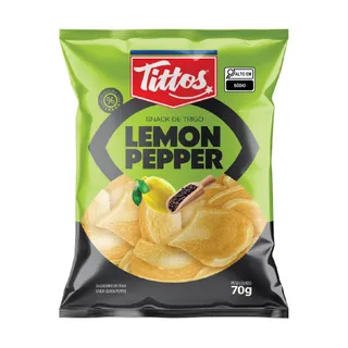 Imagem snack Tittos sabor Lemon Pepper 70G
