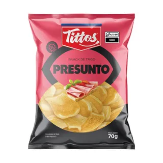 Imagem snack Tittos sabor Presunto 70G
