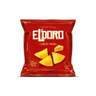 Imagem tortilha El Doro queijo nacho 55G
