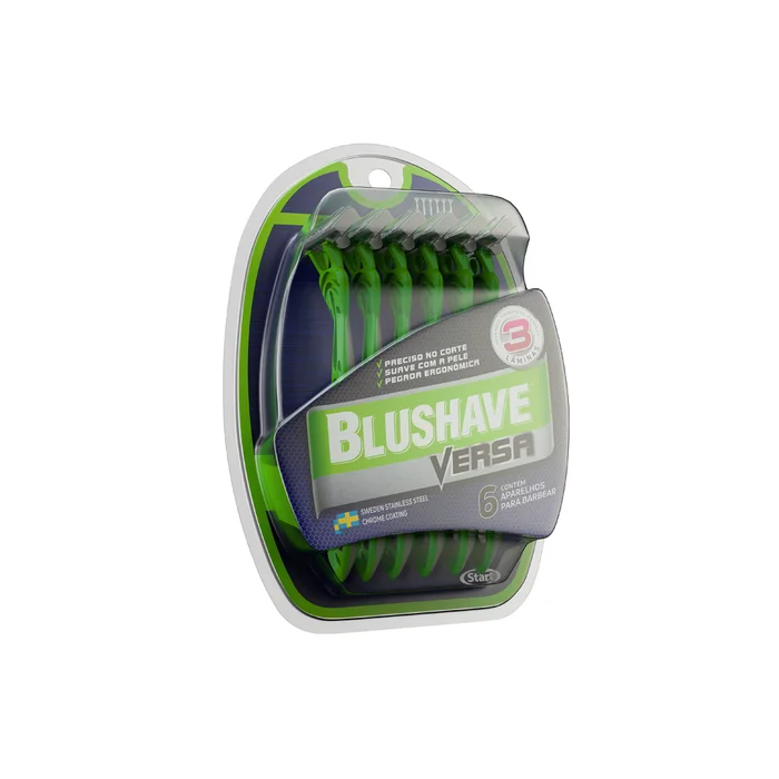 Imagem aparelho de barbear Blushave Versa 6 Unidades