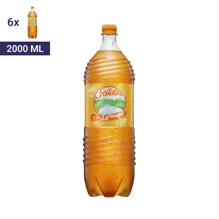 Refrigerante Cristalina Sabor Laranja 2LT
