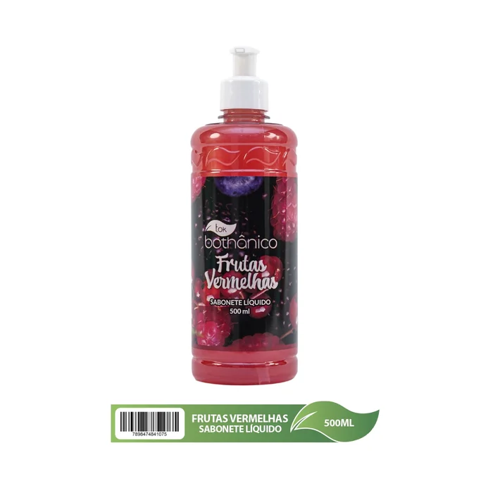 Imagem sabonete liquido frutas vermelhas Tok Bothanico 500ML