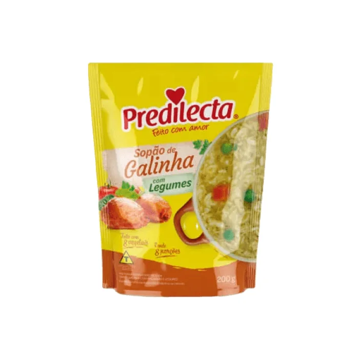 Imagem sopão galinha com legumes Predilecta 200G
